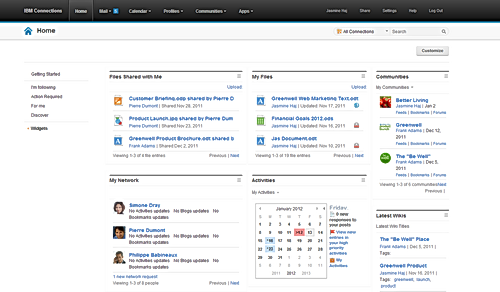   IBM Connections       , ,  ,      .